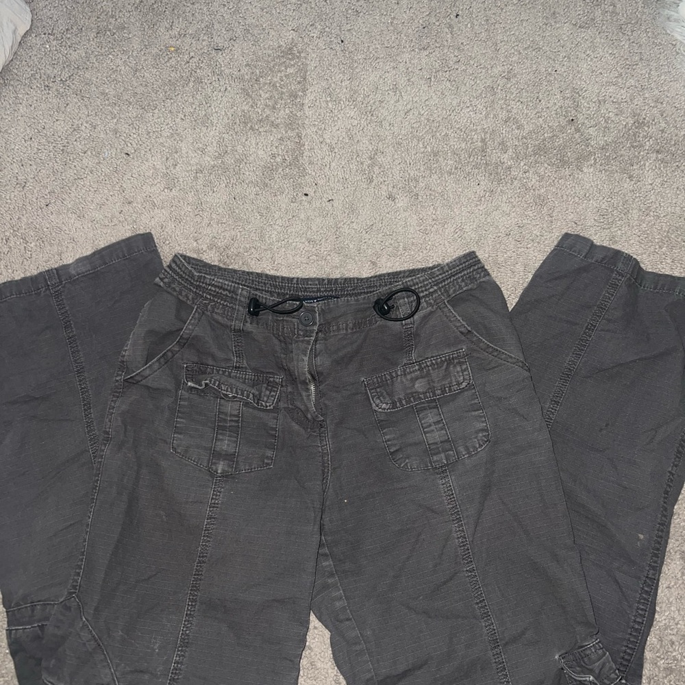 Brandy melville Gray Cargo Pants
